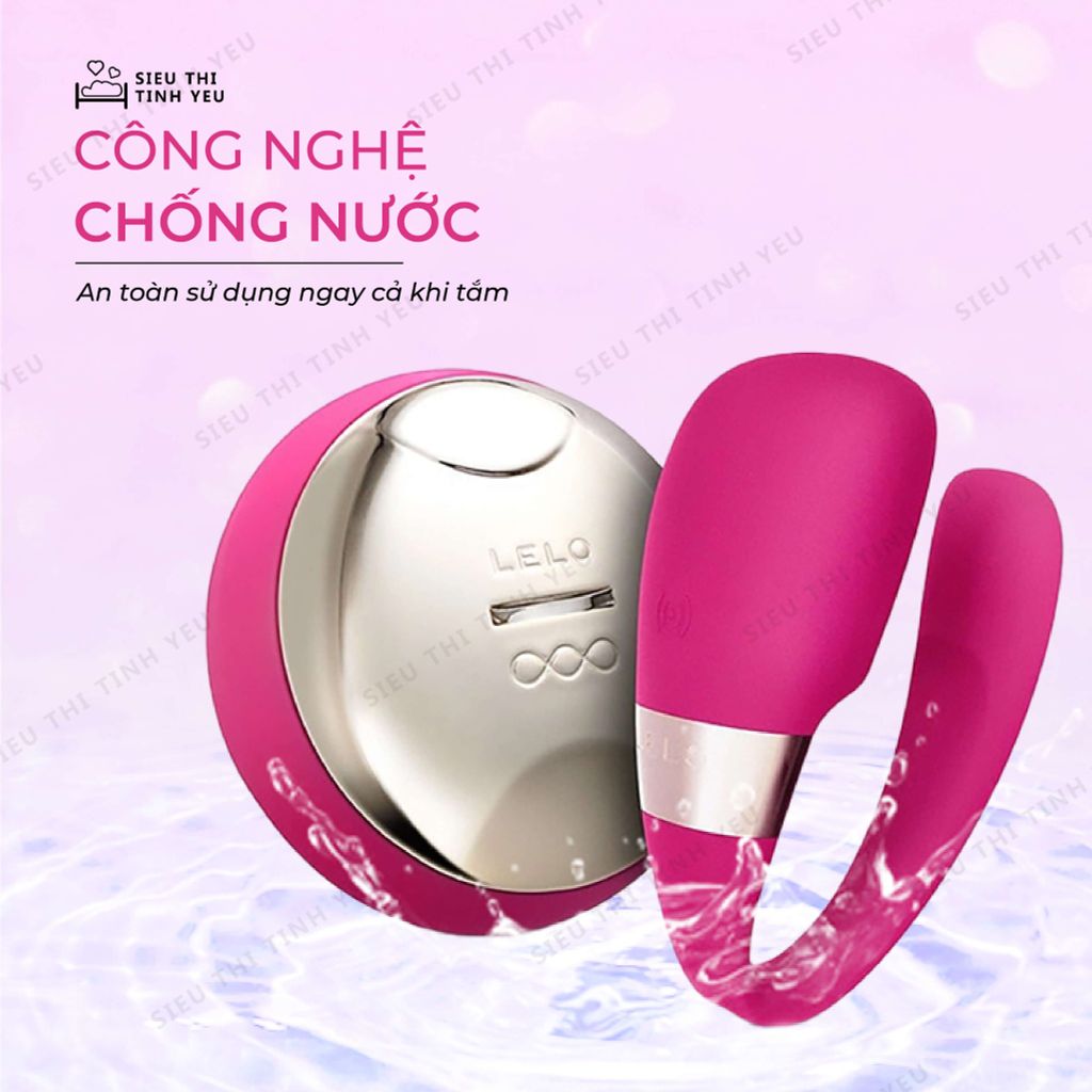 Trứng rung LeLo Tiani 3 điều khiển từ xa 8 chế độ rung pin sạc