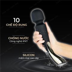 Chày rung cao cấp LeLo Smart Wand 2 rung 10 chế độ dùng pin sạc