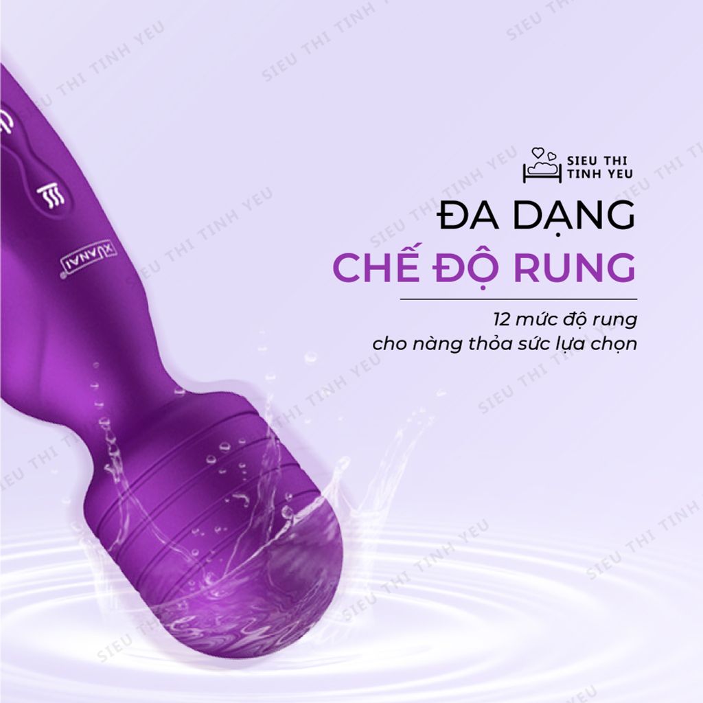 Chày rung Xuanai 12 tần số rung xoay dùng pin sạc