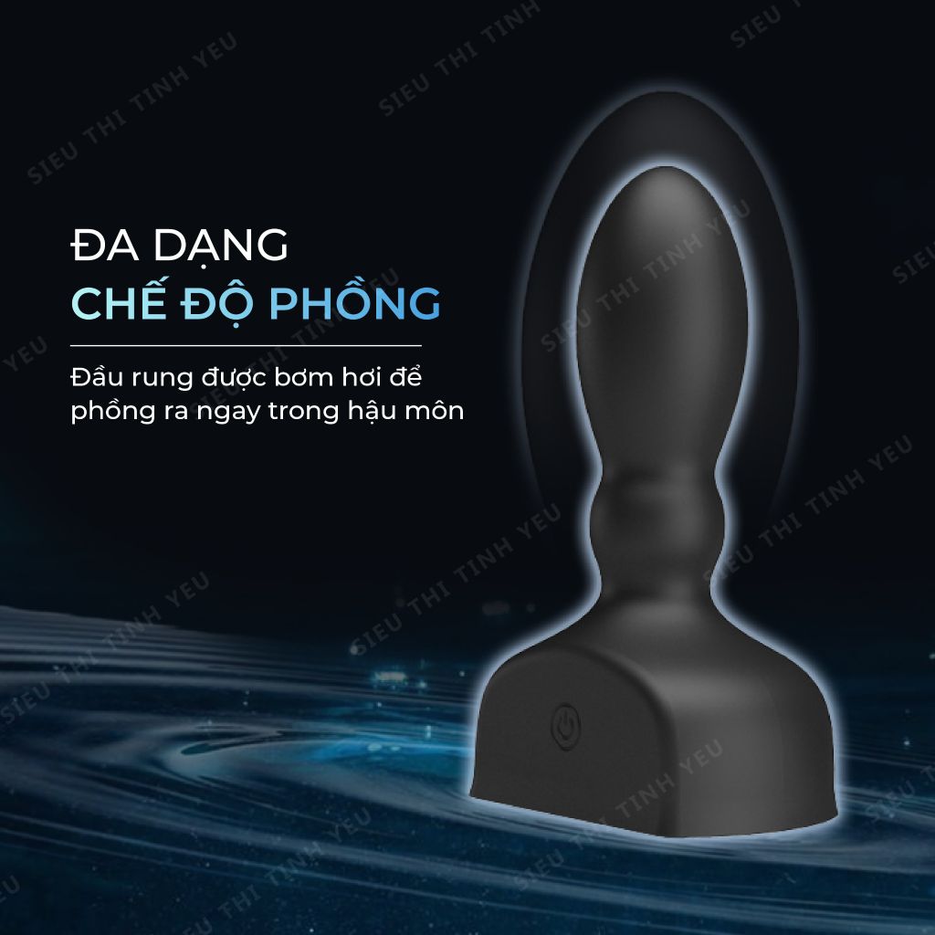 Trứng rung hậu môn Pretty Love Mr Play Anal Plug 12 chế độ rung xoay dùng sạc