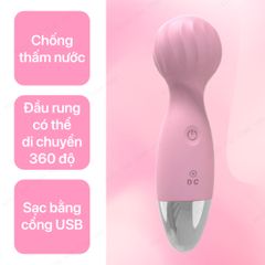 Chày rung mini cầm tay 12 tần số rung sạc điện