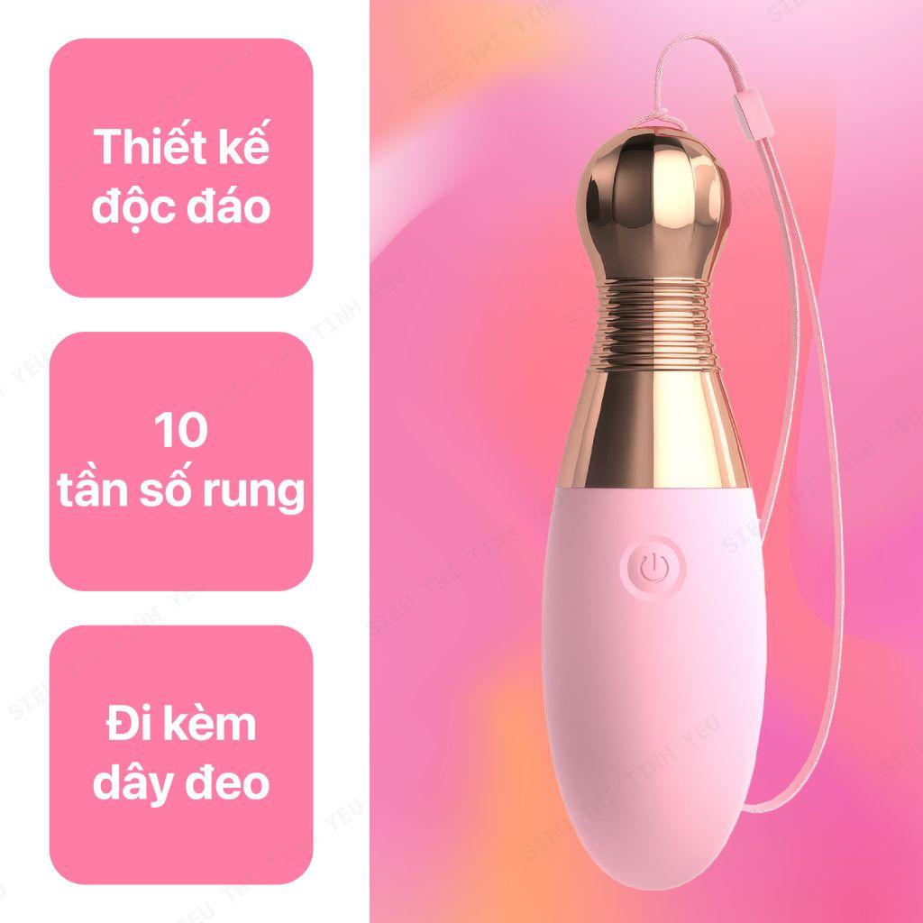 Trứng rung LiLo rung 10 tần số không dây sạc điện