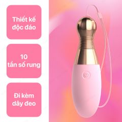 Trứng rung LiLo rung 10 tần số không dây sạc điện