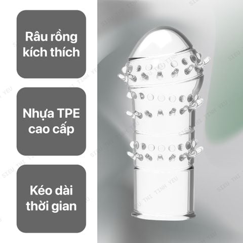 Bao cao su đôn dên siêu gai Hộp 1 cái