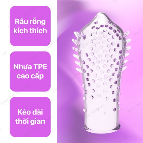 Bao cao su đôn dên siêu gai Hộp 1 cái