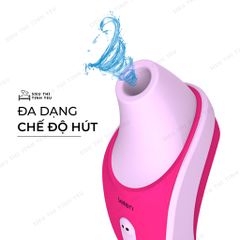 Máy massage điểm G Leten Peppa Pig bú liếm 7 chế độ  kèm trứng rung dùng pin sạc