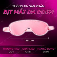 Đồ chơi BDSM bịt mắt da