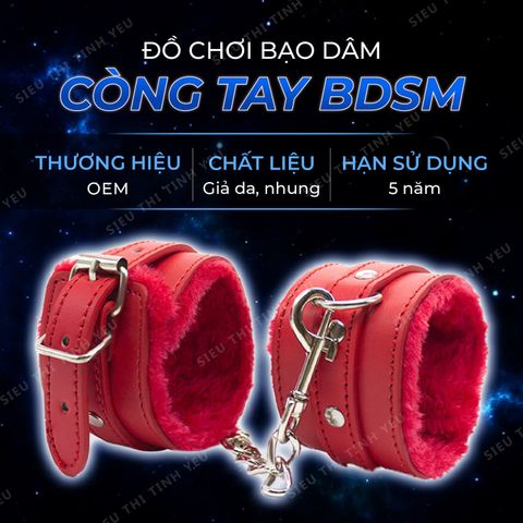 Đồ chơi BD.SM còng tay