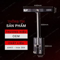 Đồ chơi BDSM còng tay xích cổ có cây giữ cố định