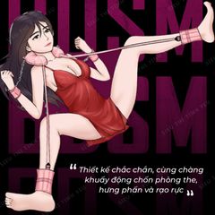 Đồ chơi BDSM trói tay chân kèm gối kê cổ