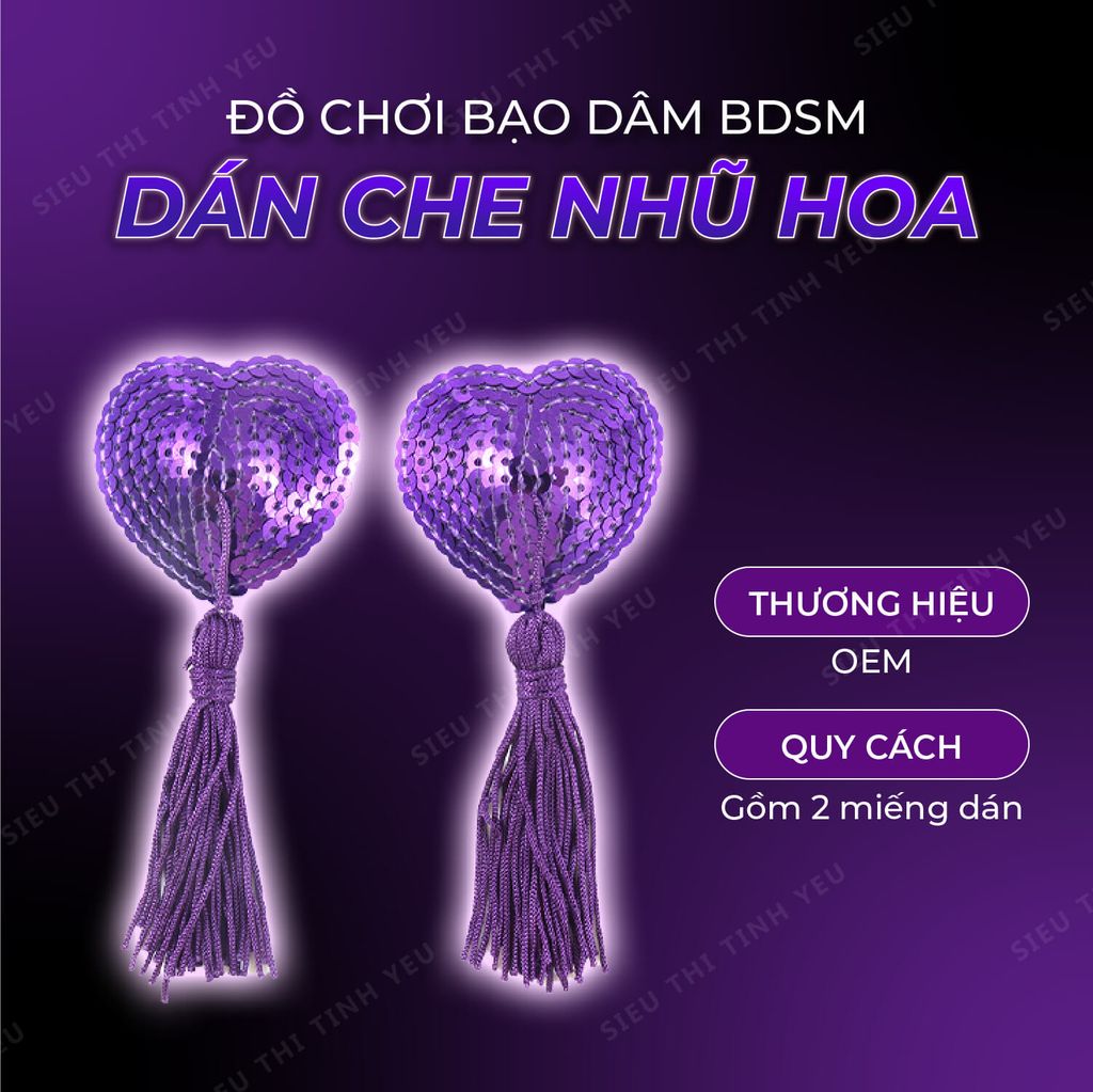 Đồ chơi BDSM miếng dán che nhũ hoa