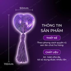 Đồ chơi BDSM miếng dán che nhũ hoa