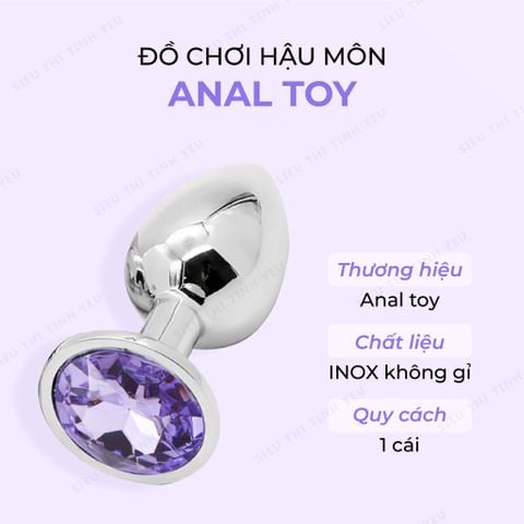 Đồ chơi hậu môn Anal Toy 02 màu bạc