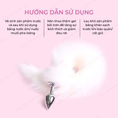 Đồ chơi hậu môn đuôi cáo Inox