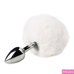 Đồ chơi hậu môn đuôi thỏ trắng quyến rũ