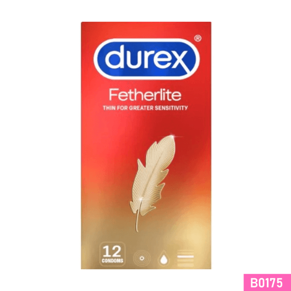 Bao cao su Durex Fetherlite ôm khít nhạy cảm Hộp 12 cái