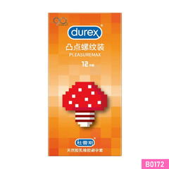 Bao cao su Durex Pleasuremax đầu gai hạt nổi nhỏ mình ren Hộp 12 cái