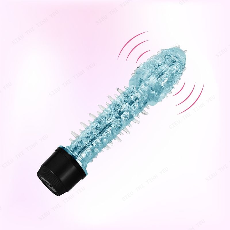 Dương vật giả Baile cầm tay có gai rung mạnh dùng pin