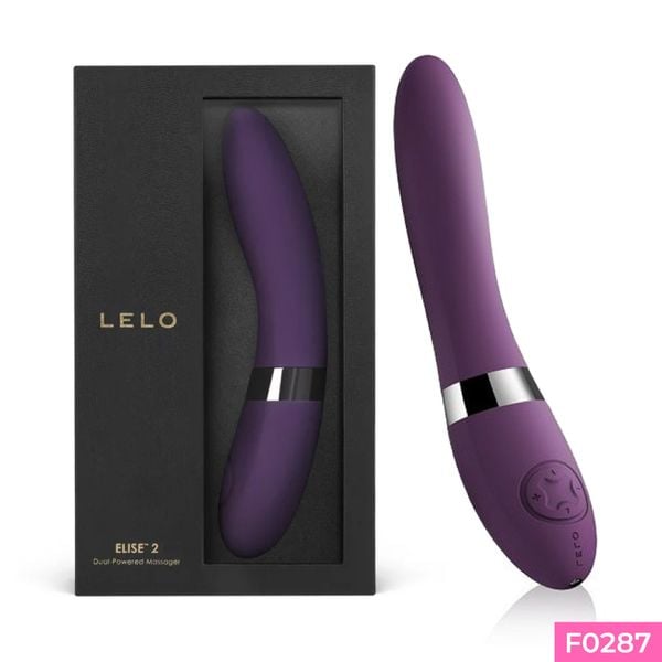 Máy Massage điểm G cao cấp Lelo Elise2 đa chế độ rung dùng pin sạc