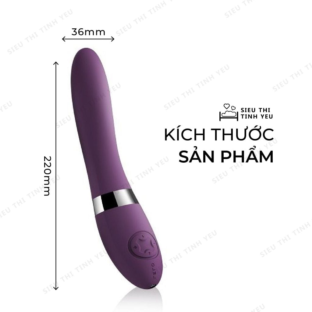 Máy Massage điểm G cao cấp Lelo Elise2 đa chế độ rung dùng pin sạc