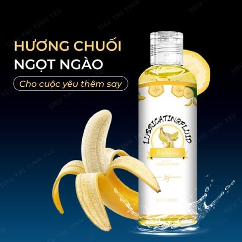 Gel bôi trơn Boyafei Banana hương chuối chai 200ml