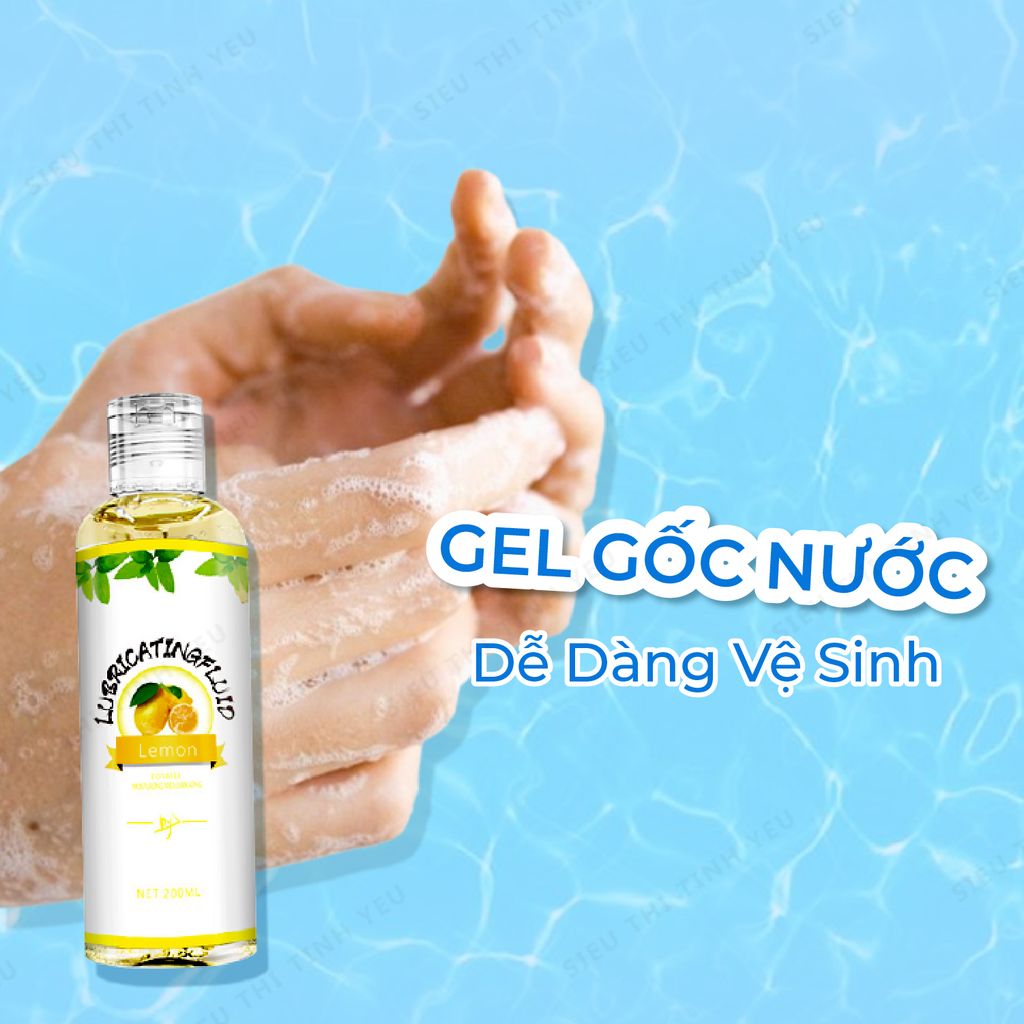 Gel bôi trơn Boyafei Lemon hương chanh chai 200ml