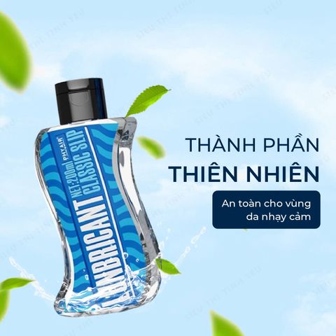 Gel bôi trơn Phyair Classic Slip gốc nước chai 200ml