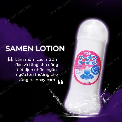 Gel bôi trơn Samen Lotion tinh trùng chai 300ml