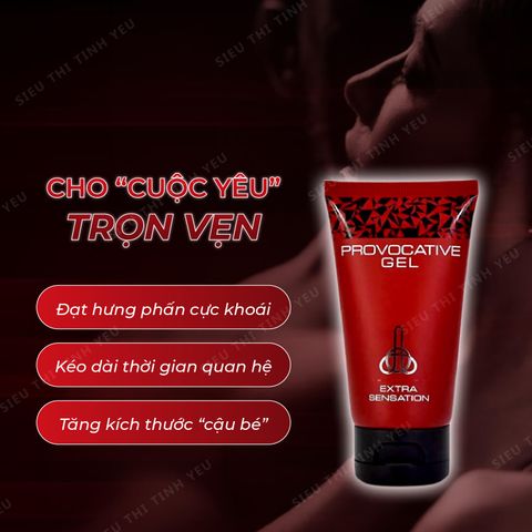 Gel bôi trơn Titan Provocative tăng kích thước tuýp 50ml