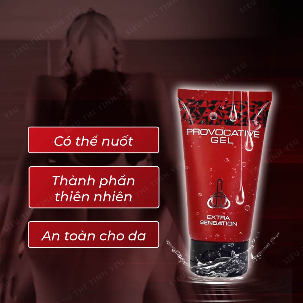 Gel bôi trơn Titan Provocative tăng kích thước tuýp 50ml