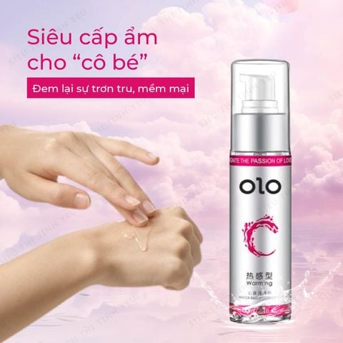 Gel bôi trơn OLO Warming nóng ấm chai 60ml