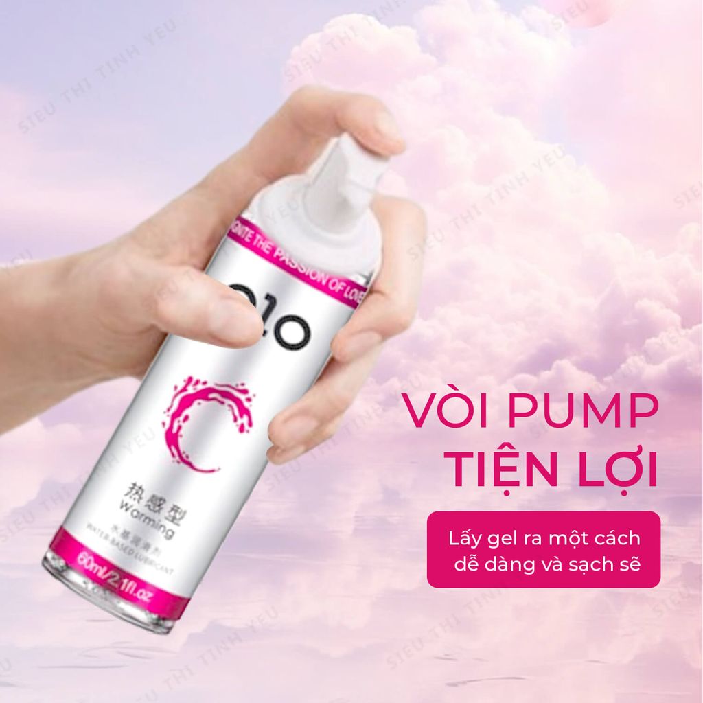 Gel bôi trơn OLO Warming nóng ấm chai 60ml