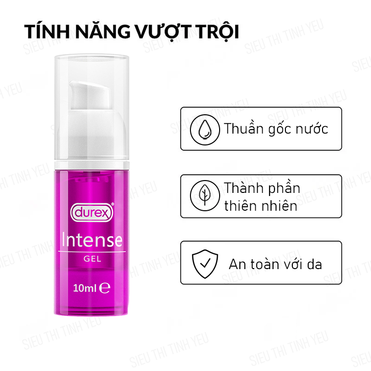 Gel bôi trơn Durex Intense Orgasmic tăng khoái cảm chai 10ml