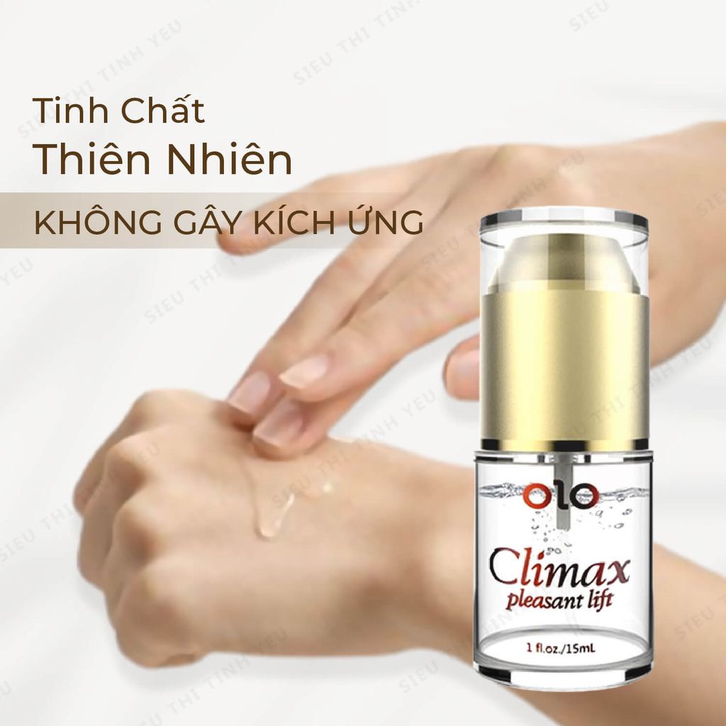 Gel bôi trơn OLO Climax Pleasant Lift tăng khoái cảm chai 20ml