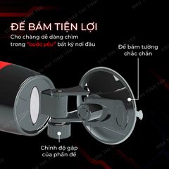 Âm đạo giả dính tường Baile Crazy Bull Delia 12 chế độ rung có tiếng rên dùng pin