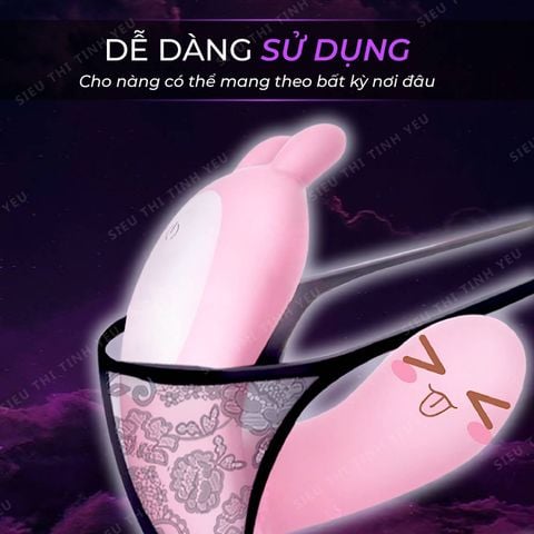 Trứng rung Leten Butterfly Vibrator 10 chế độ rung tạo nhiệt pin sạc màu hồng