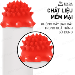 Bao cao su Beilile Pleasure More Rồng Đỏ đầu gai hạt lớn Hộp 2 cái + Tặng 1 cái khác loại