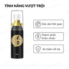 Chai xịt Panduola Lasting Spray Black kéo dài thời gian 15ml