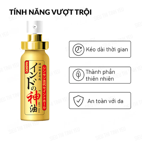 Chai xịt Naskic kéo dài thời gian 10ml