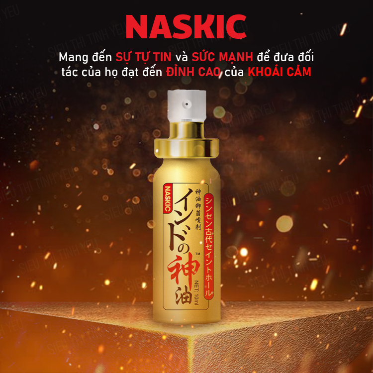 Chai xịt Naskic kéo dài thời gian 10ml