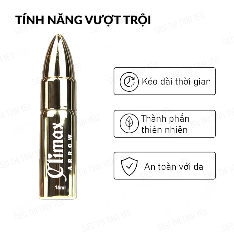 Chai xịt OLO Climax Arrow kéo dài thời gian 15ml