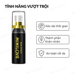 Chai xịt MiniLove Men Gold Love Spray kéo dài thời gian 15ml