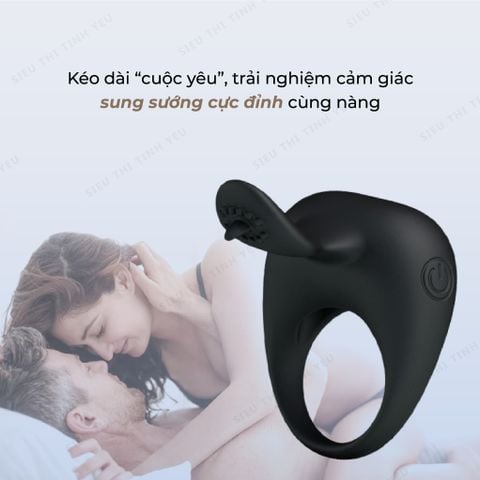 Vòng đeo Pretty Love Stimulating Tonguo rung đa chế độ dùng pin