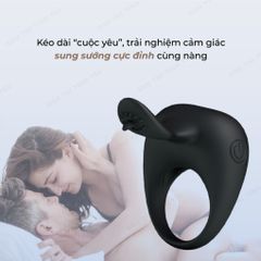 Vòng đeo Pretty Love Stimulating Tonguo rung đa chế độ dùng pin