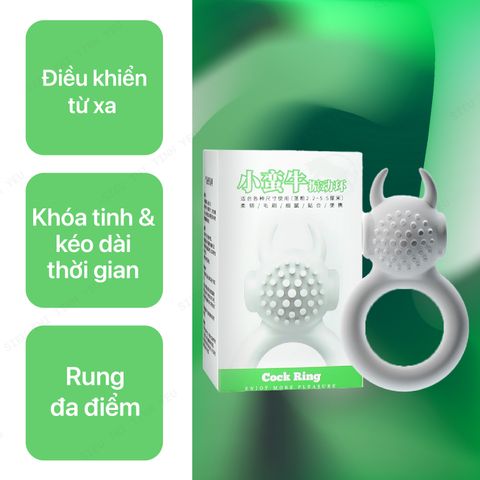 Vòng đeo rung Cock Ring kéo dài thời gian, gia tăng khoái cảm dùng pin