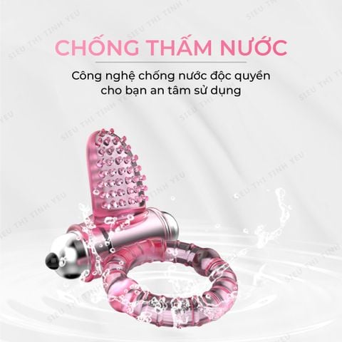 Vòng đeo Baile Sweet kéo dài thời gian có rung gai nổi lớn dùng pin