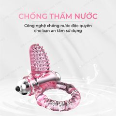 Vòng đeo Baile Sweet kéo dài thời gian có rung gai nổi lớn dùng pin