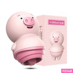 Lưỡi liếm Vibrator heo con 6 chế độ rung dùng sạc