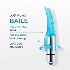 Lưỡi rung Baile màu xanh dùng pin