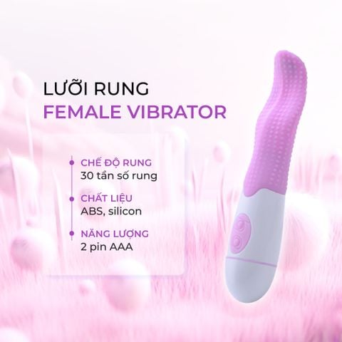 Lưỡi rung Vibrator 30 chế độ rung dùng pin sạc